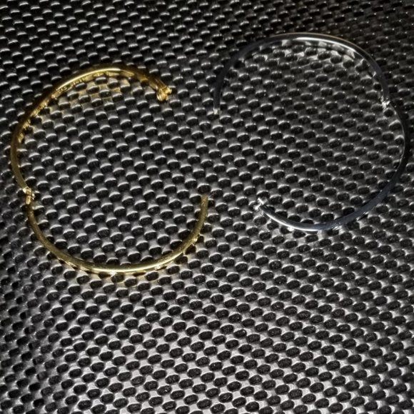 Gold Filled & Stainless Steel Bangle Size 18 4mm - Picture 13 of 13